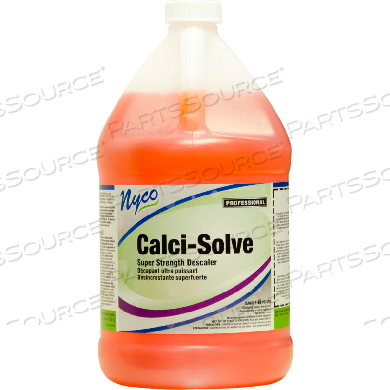 NYCO CALCI-SOLV DESCALER FOR HVAC, ACIDIC SCENT, GALLON 4/CASE by Approved Vendor