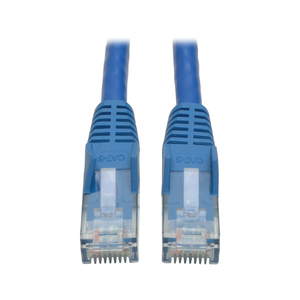CAT6 GIGABIT SNAGLESS MOLDED (UTP) ETHERNET CABLE (RJ45 M/M), POE, BLUE, 3 FT by Tripp Lite