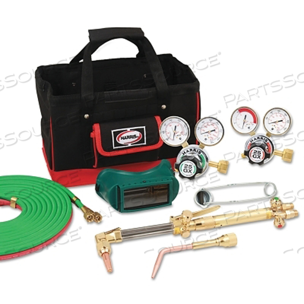 STEELWORKER KITS, 8525GX-300 DLX, REGULATORS, GOGGLES, STRIKER, HOSE, TOOL BAG by Harris STEELWORKER KITS, 8525GX-300 DLX, REGULATORS, GOGGLES, STRIKER, HOSE, TOOL BAG by Harris