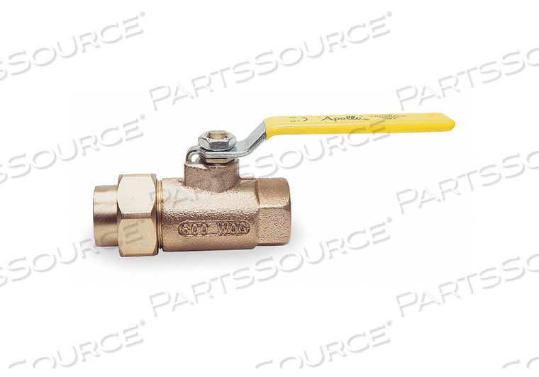 BRONZE BALL VALVE UNION FNPT 1-1/4 IN by Apollo Valves (a Conbraco Company)