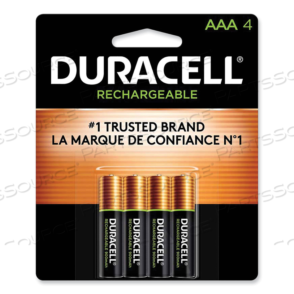 RECHARGEABLE STAYCHARGED NIMH BATTERIES, AAA by Duracell