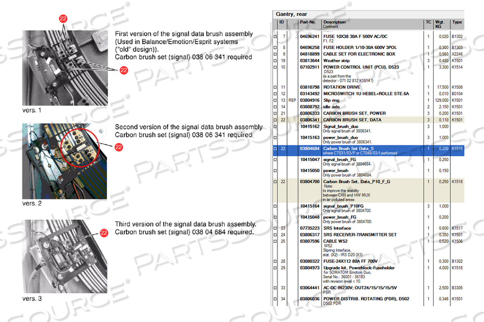 CARBON BRUSH SET DATA_S 