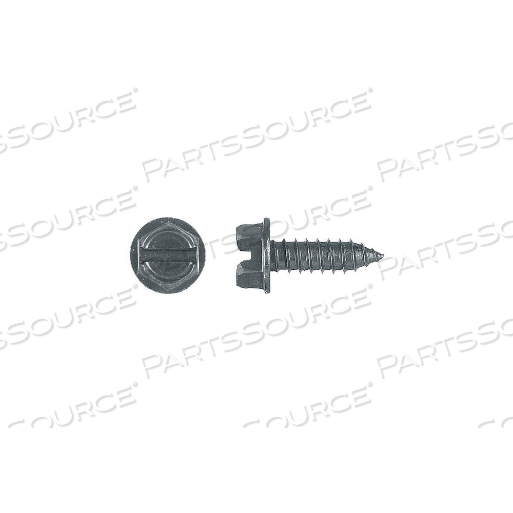 SHEET METAL SCREW, 1/4" SIZE, 3/4 IN LG, STEEL, PHOSPHATE, HEX WASHER, SLOTTED by Approved Vendor
