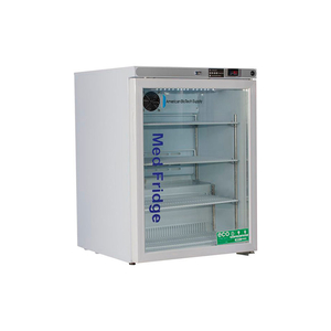 ABS PREMIER PHARMACY/VACCINE UNDERCOUNTER REFRIGERATOR, FREESTANDING, GLASS DOOR, 5.2 CU. FT. by American BioTech Supply ABS PREMIER PHARMACY/VACCINE UNDERCOUNTER REFRIGERATOR, FREESTANDING, GLASS DOOR, 5.2 CU. FT. by American BioTech Supply
