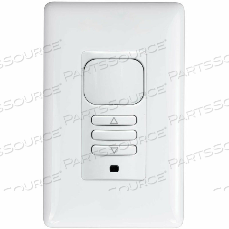 LIGHTHAWK PIR DIMMING WALL SWITCH OCCUPANCY SENSOR, WHITE by Hubbell Power Systems LIGHTHAWK PIR DIMMING WALL SWITCH OCCUPANCY SENSOR, WHITE by Hubbell Power Systems