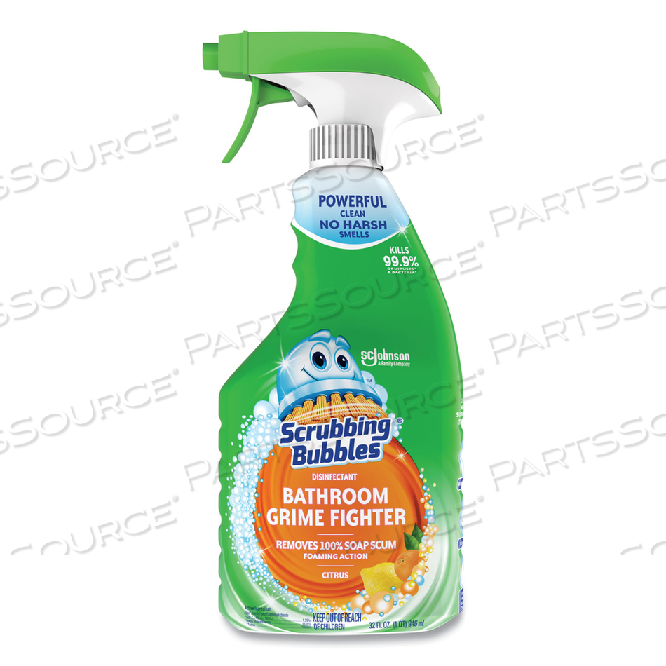 MULTI SURFACE BATHROOM CLEANER, CITRUS SCENT, 32 OZ SPRAY BOTTLE by Scrubbing Bubbles