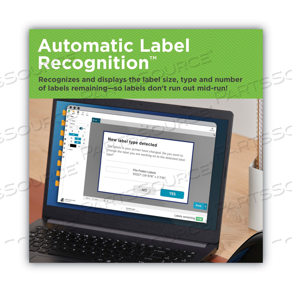 LABELWRITER 550 TURBO SERIES LABEL PRINTER, 90 LABELS/MIN PRINT SPEED, 5.34 X 7.38 X 8.5 by Dymo