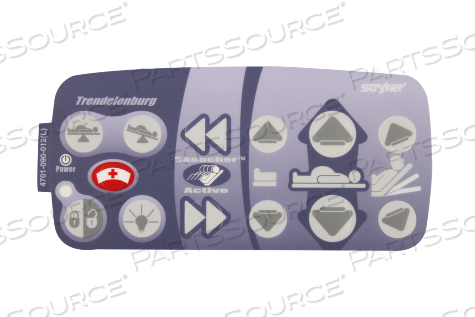 S/R OUTER SKOOCHER LABEL, LEFT by Stryker Medical S/R OUTER SKOOCHER LABEL, LEFT by Stryker Medical