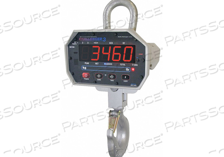 NTEP WIRELESS LED CRANE SCALE 15,000LB X 5LB by MSI