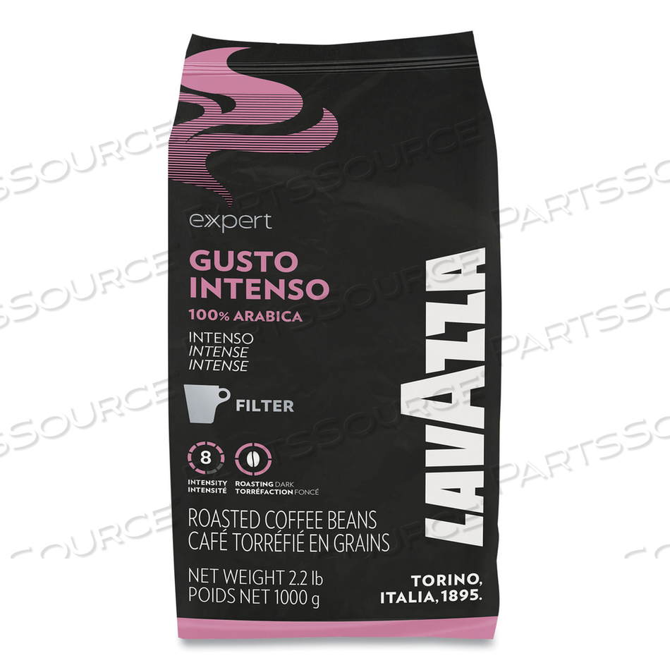 EXPERT GUSTO INTENSO GROUND COFFEE, INTENSITY 8, 2.2 LB BAG, 6/CARTON 