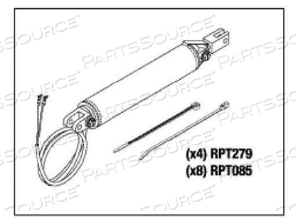 TABLE BASE TILT CYLINDER KIT - 14.75 IN 