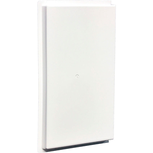 SQUARE CEILING VENT AIR DIVERTER, FOR 2' X 2' T-GRID DIFFUSERS, WHITE by American Louver