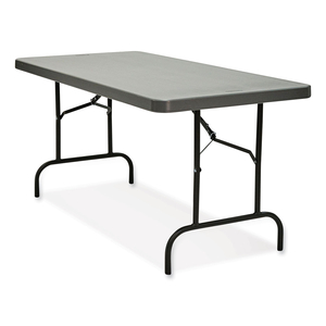 FOLDING TABLE RECTANGLE WOOD 60 L 30 W by Iceberg Enterprises