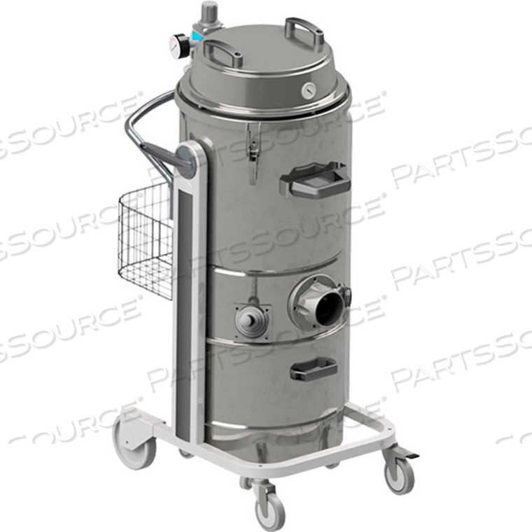 PNEUMATIC CANISTER VACUUM - 11.9 GALLON by Delfin Industrial PNEUMATIC CANISTER VACUUM - 11.9 GALLON by Delfin Industrial