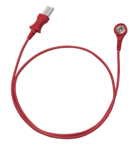 HEALTHCARE 40" SNAP SHIELDED TRULINK ECG LEADWIRE - RED by Spacelabs Healthcare