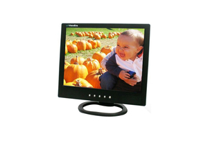 SECURITY MONITOR, LCD, TFT PANEL, 500:1 CONTRAST RATIO, 15 IN VIEWABLE IMAGE, 50/60 HZ, 1024 X 768 RESOLUTION, 25 W, 12 MS RESPONSE, BLACK by View ERA