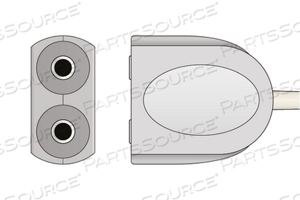 8" DUAL CABLE TEMPERATURE ADAPTER 