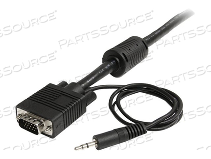 MAKE VGA VIDEO AND AUDIO CONNECTIONS USING A SINGLE, HIGH QUALITY CABLE - 15FT V by StarTech.com Ltd. MAKE VGA VIDEO AND AUDIO CONNECTIONS USING A SINGLE, HIGH QUALITY CABLE - 15FT V by StarTech.com Ltd.