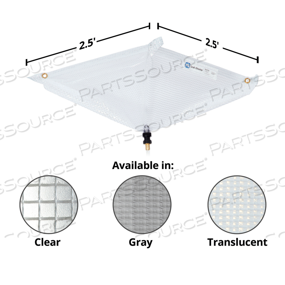 PIG ROOF LEAK DIVERTER TARP by New Pig Corporation PIG ROOF LEAK DIVERTER TARP by New Pig Corporation