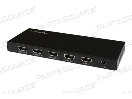 HDMI 2.0 SPLITTER SUPPORTS UHD 4K AT 60HZ AND HDR - 1X4 HDMI SPLITTER 4K PASSES by StarTech.com Ltd.