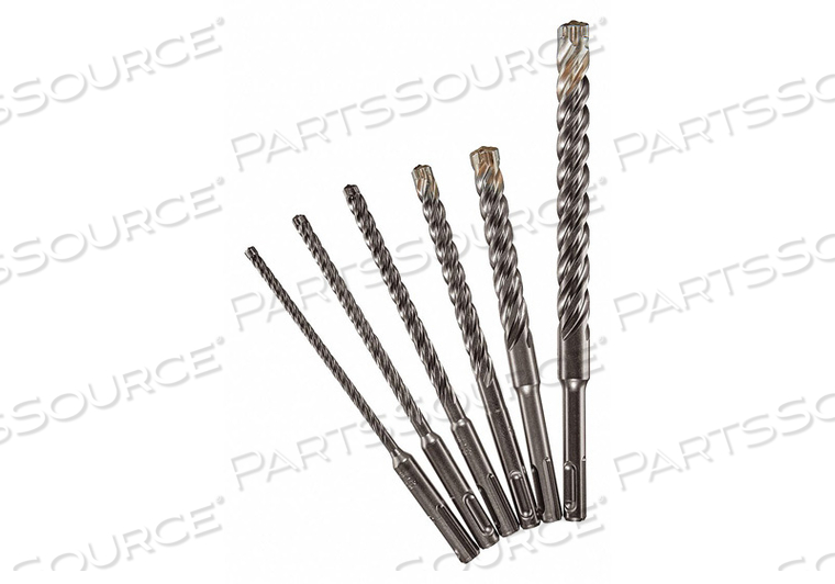 HAMMER DRILL BIT SET 6 PIECES SDS PLUS by Milwaukee Electric Tools