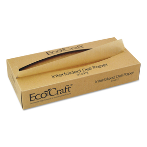 ECOCRAFT INTERFOLDED SOY WAX DELI SHEETS, 12 X 10.75, 500/BOX, 12 BOXES/CARTON by Bagcraft