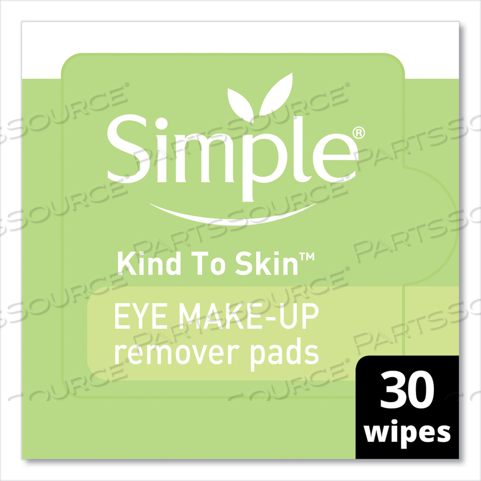 EYE AND SKIN CARE, EYE MAKE-UP REMOVER PADS, 30/PACK 