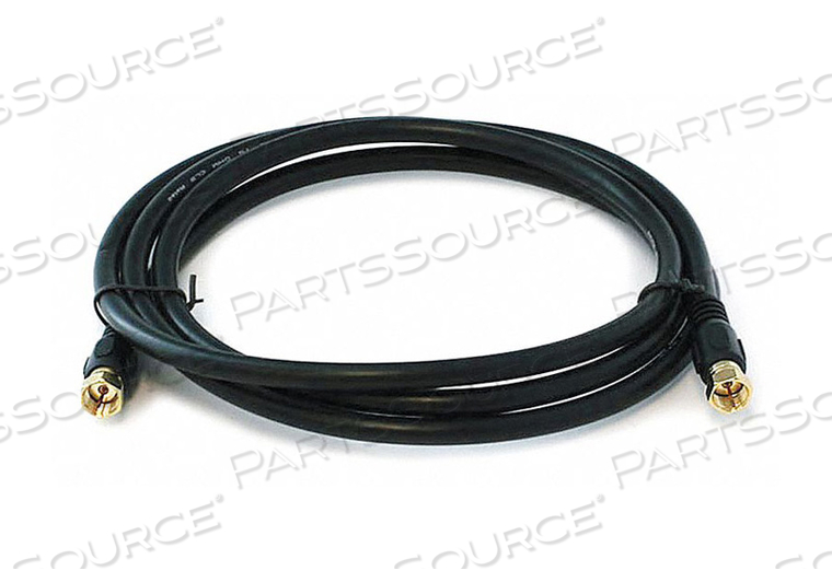 COAXIAL CABLE RG-6 6 FT. BLACK by Monoprice, Inc.