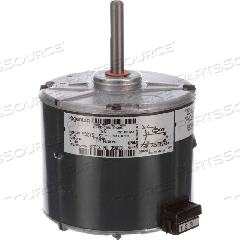 GENTEQ OEM REPLACEMENT MOTOR, 1/5 HP, 1080 RPM, 200-230V, TEAO 