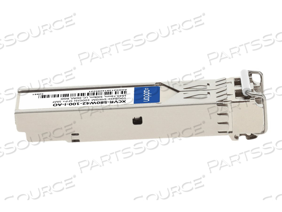 ADDON, SFP+ TRANSCEIVER MODULE (EQUIVALENT TO: CIENA XCVR-S80W42-100-I), 10 GIGE, 10GBASE-DWDM, LC SINGLE-MODE, UP TO 62.2 MILES, 1543.73 NM by ADDON