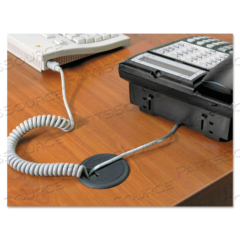 GROMMET DESK 2 IN DIA. BLACK by Cord Away GROMMET DESK 2 IN DIA. BLACK by Cord Away