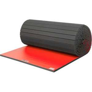 WRESTLING MAT 1-5/8" THICK 6' X 24' SINGLE ROLL RED by Ez Flex Sport Mats