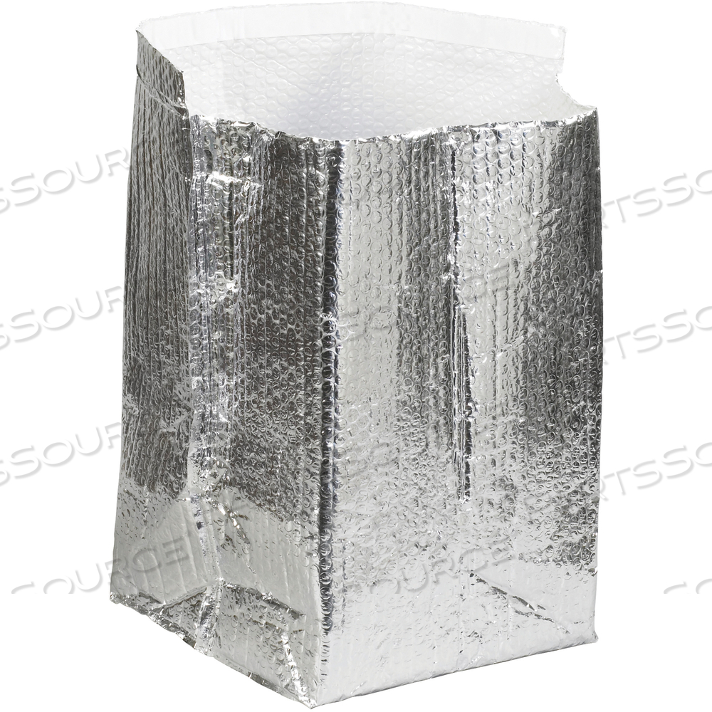 INSULATED BOX LINERS, 10" X 10" X 10", SILVER, 25/CASE by BOX Partners (Box Acquisitions, LLC)