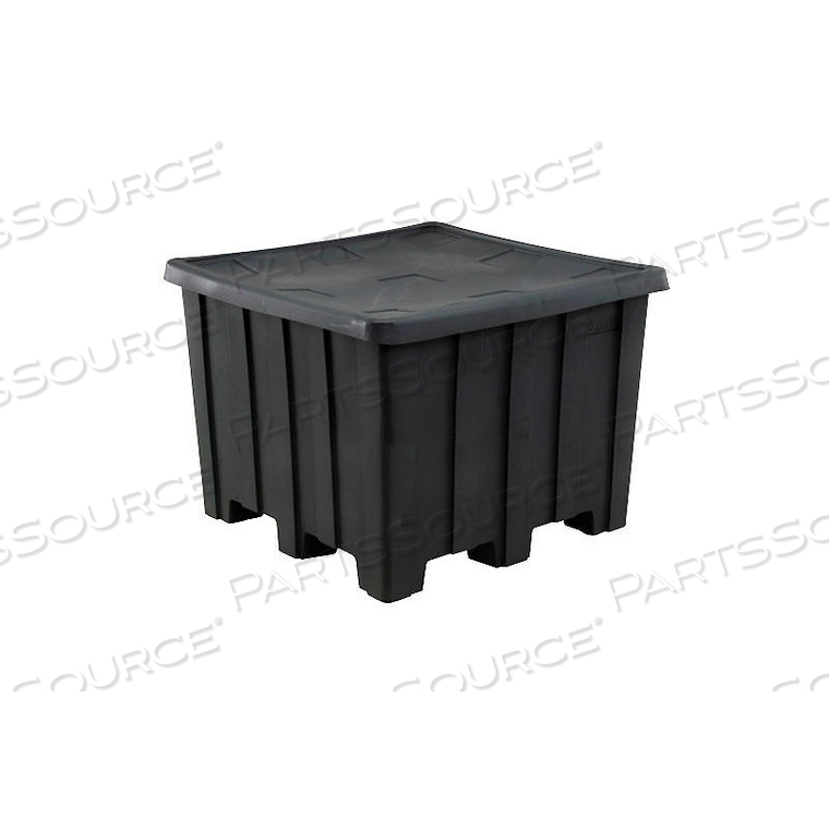PLASTIC GAYLORD PALLET CONTAINER WITH LID 02-307220 - 50X50X36-1/2, NATURAL by Rotational Molding, Inc. PLASTIC GAYLORD PALLET CONTAINER WITH LID 02-307220 - 50X50X36-1/2, NATURAL by Rotational Molding, Inc.