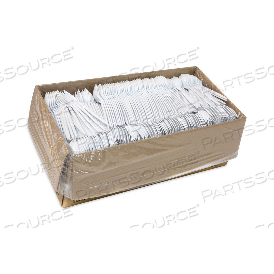 FIELDWARE CUTLERY, SPORK, MEDIUMWEIGHT, WHITE by Pactiv