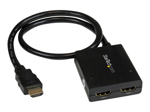 4K HDMI 2-PORT VIDEO SPLITTER - USB OR POWER ADAPTER - 4K 30HZ - VIDEO/AUDIO SPLITTER - 2 X HDMI - DESKTOP by StarTech.com Ltd.