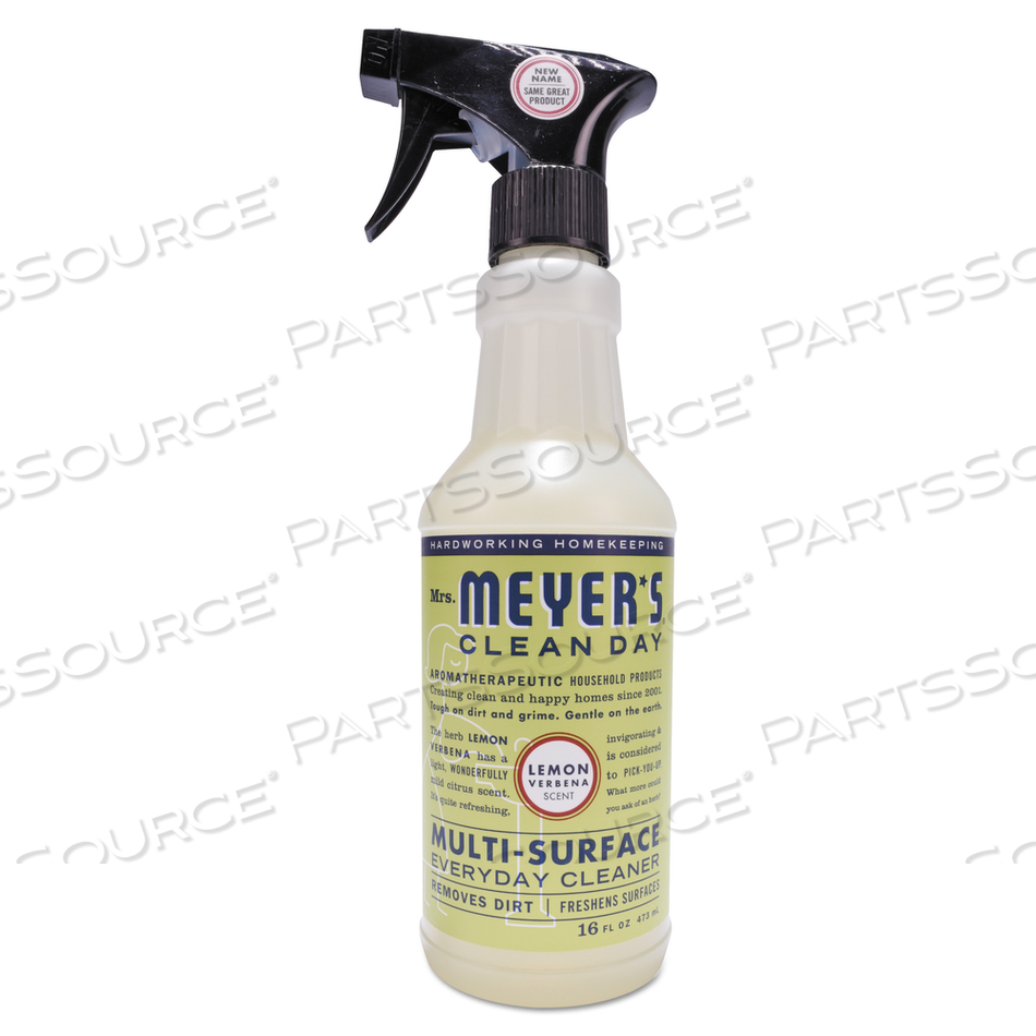 MULTI PURPOSE CLEANER, LEMON SCENT, 16 OZ SPRAY BOTTLE by Mrs. Meyer's MULTI PURPOSE CLEANER, LEMON SCENT, 16 OZ SPRAY BOTTLE by Mrs. Meyer's
