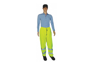 RAIN JACKET REFLCTVE STRIPING ZIPPRD 4X by MTS Safety