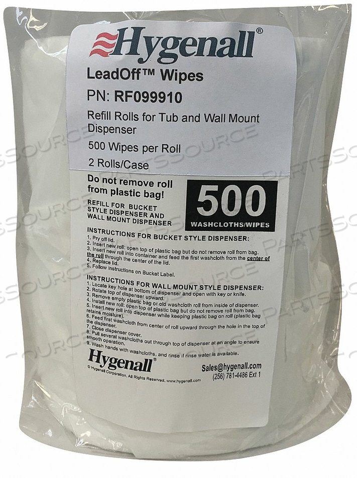 LEAD REMOVING WIPES BAG PK2 by Hygenall LEAD REMOVING WIPES BAG PK2 by Hygenall