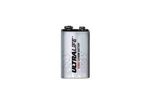 BATTERY, 9V, LITHIUM, 9V, 1200 MAH by Ultralife Corporation