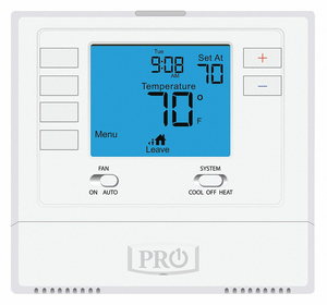 LOW VOLTAGE THERMOSTAT LARGE DISP 1H/1C by PRO1 IAQ LOW VOLTAGE THERMOSTAT LARGE DISP 1H/1C by PRO1 IAQ