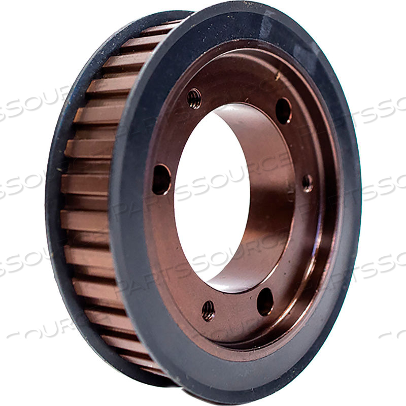 TRAP TIMING BELT PULLEY, FOR L BELT, 1 IN BELT WD, 24 TEETH, WITH FLANGES, REQ SH BUSHING, STEEL by B&B Manufacturing