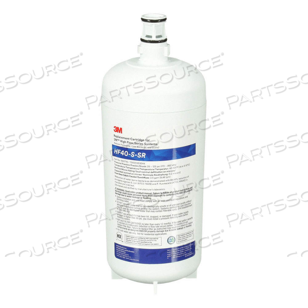 QUICK CONNECT FILTER 0.2 MICRON 2.5 GPM by 3M Consumer