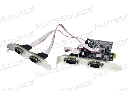 ADD 4 RS-232 SERIAL PORTS TO YOUR STANDARD OR SMALL FORM FACTOR COMPUTER THROUGH by StarTech.com Ltd.