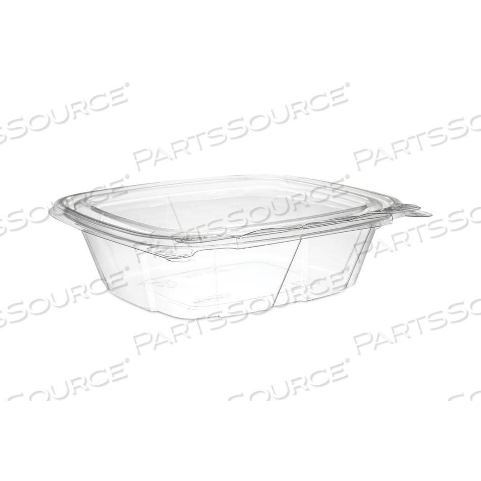 CLEARPAC SAFESEAL TAMPER-RESISTANT/EVIDENT CONTAINERS, FLAT LID, 12 OZ, 4.9 X 2 X 5.5, CLEAR, PLASTIC, 100/BAG by Dart Container Corporation CLEARPAC SAFESEAL TAMPER-RESISTANT/EVIDENT CONTAINERS, FLAT LID, 12 OZ, 4.9 X 2 X 5.5, CLEAR, PLASTIC, 100/BAG by Dart Container Corporation