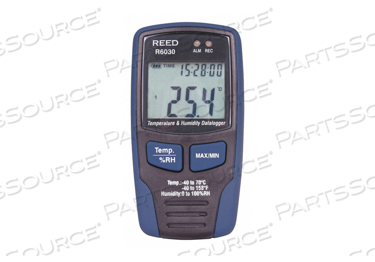TEMP/HUMI DATA LOGGER LCD by Reed Instruments