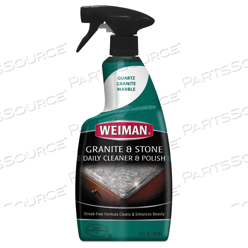 GRANITE CLEANER AND POLISH, CITRUS SCENT, 24 OZ SPRAY BOTTLE by Weiman GRANITE CLEANER AND POLISH, CITRUS SCENT, 24 OZ SPRAY BOTTLE by Weiman