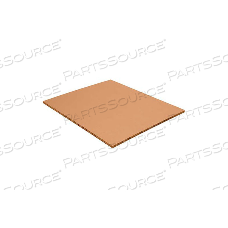 HONEYCOMB PALLET SHEETS 40" X 48" X 1/2" KRAFT, 80 PACK by Box Packaging Inc