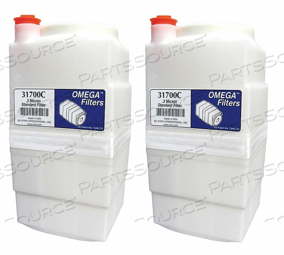 CARTRIDGE FILTER PAPER NON-REUSABLE PK2 by Atrix International Inc.