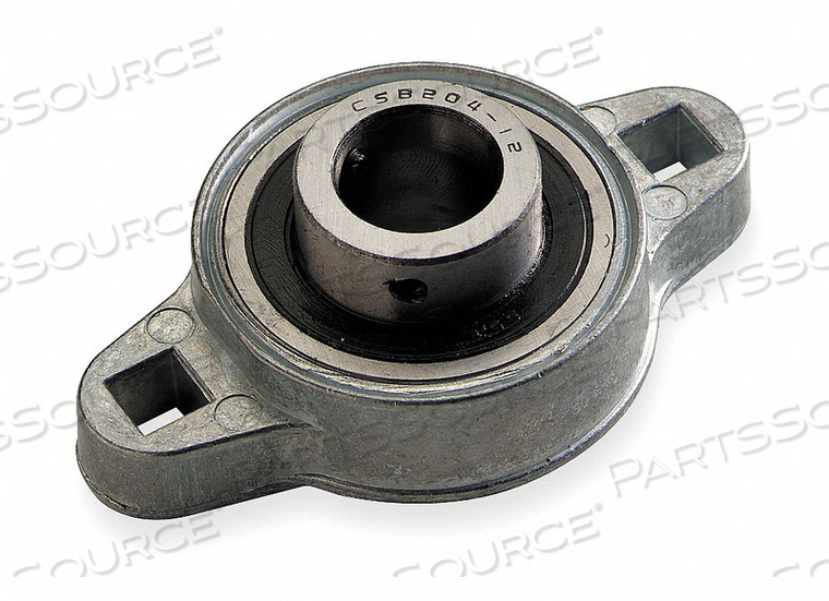 2 BOLT FLANGE BEARING, BEARING INSERT MATERIAL ALLOY STEEL, BEARING INSERT TYPE RADIAL BALL, BORE DIAMETER 3/4 IN, BORE TYPE CYLINDRICAL, CL by DAYTON ELECTRIC MANUFACTURING CO